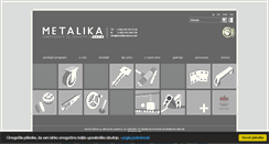 Desktop Screenshot of metalika-kacin.com